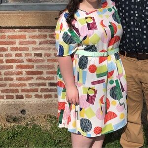 SHEIN curve plus babydoll dress